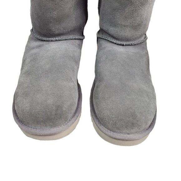 Koolaburra By Ugg Grey Koola Short Suede Leather Boots Size 9 - Picture 5 of 10